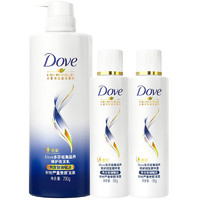 88VIP：Dove 多芬 赋活密集滋养洗发水护发素700g+195g*2(赠 补充装洗发乳200g)