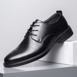 海澜之家男士商务鞋_hla 海澜之家 春季新款男商务鞋正装皮鞋经典纯色