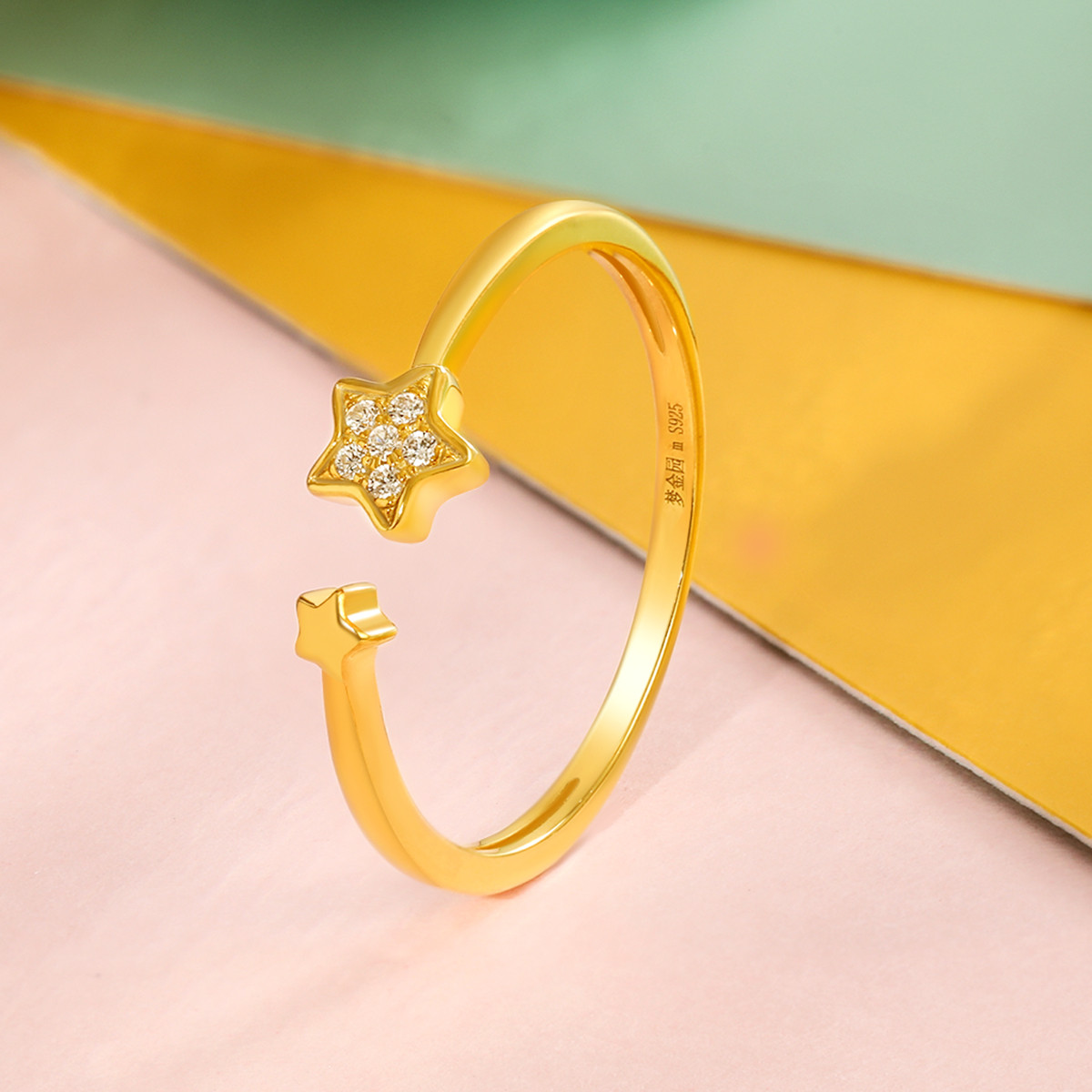 mokingran 梦金园 女士戒指 yfyjz001y