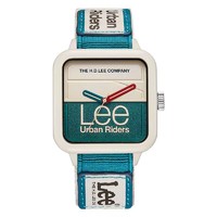 Lee 手表方形运动新品复古vintage创意潮流男女款中性手表 蓝色