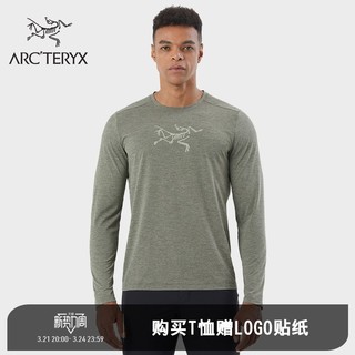 ARC'TERYX 始祖鸟 CORMAC LOGO 轻量速干 男子 长袖T恤