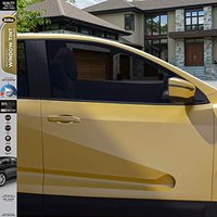 Gila USS46®Heat Shield Plus 35％ VLT汽车窗户玻璃膜，DIY色调，额外的热控制眩光控制，2ft x 6.5ft
