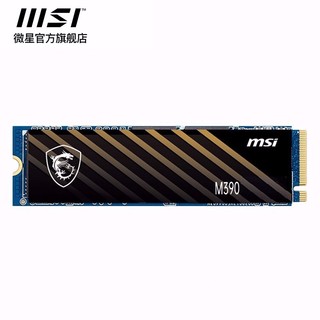 MSI 微星 SPATIUM黑竞M390 500g 1t ssd 台式机笔记本电脑固态硬盘M.2nvme M390 1TB | NVMe
