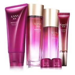 KANS 韩束 墨菊补水润养礼盒装 (洁面乳100ml+补水露120ml+补水乳60ml+眼霜15g+精华霜6g*2)