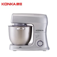 KONKA 康佳 和面机厨师机家用全自动多功能料理机揉面机打奶油机打蛋器多功能搅拌机 KM-905(1500W/7.5L）