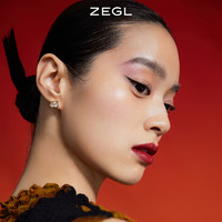 ZENGLIU ZEGL虎年本命年礼物小老虎耳环女猫眼石耳钉925银针过新年耳饰品