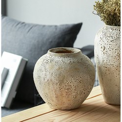 现代花瓶 御三泥现代陶艺花瓶粗白泥小号22cm多少钱 什么值得买