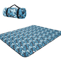 TOREAD 探路者 垫子 TEFI80759 炫彩花卉松石蓝印花 180*150cm