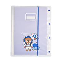 DiLe 递乐文具 12172 试卷收纳册 宇航熊 30页 单个装