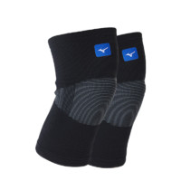 Mizuno 美津浓 运动护膝 黑灰色 L 单只装