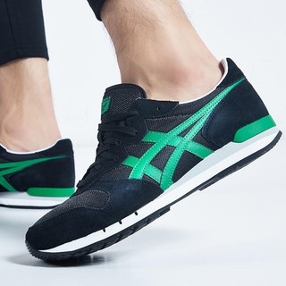 Onitsuka Tiger 鬼塚虎 Alvarado 中性跑鞋 D845L-002 黑绿色 37.5