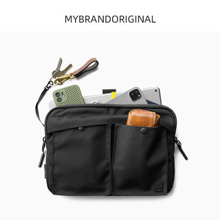 MYBRANDORIGINAL弹道尼龙两用商务A4文件袋办公手拿包公事包Q4020