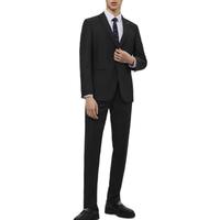 HLA 海澜之家 男士西服套装 HTXAD1U050A 2件套 黑色 185/104B