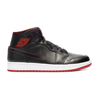 AIR JORDAN 正代系列 Air Jordan 1 Mid 男子篮球鞋 554724-028 黑色 42