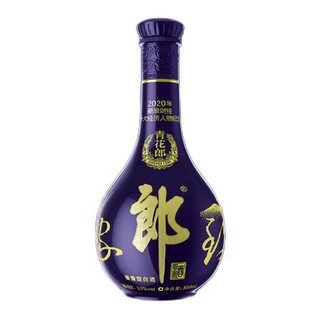 LANGJIU 郎酒 青花郎 2020年新浪财经十大经济人物纪念酒 53%vol 酱香型白酒 500ml*6瓶 整箱装