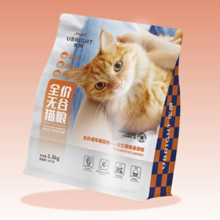 U-BRIGHT 优朗 呵护系列 益生菌肠道调理成猫猫粮 1.5kg