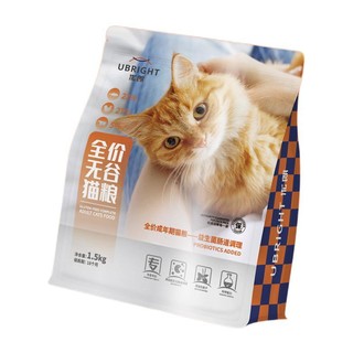 U-BRIGHT 优朗 呵护系列 益生菌肠道调理成猫猫粮 1.5kg