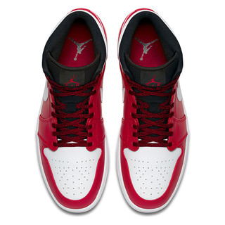 AIR JORDAN 正代系列 Air Jordan 1 Mid 男子篮球鞋 554724-605 红色 42