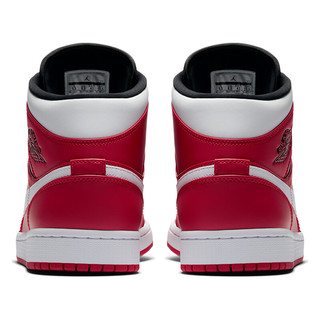 AIR JORDAN 正代系列 Air Jordan 1 Mid 男子篮球鞋 554724-605 红色 42