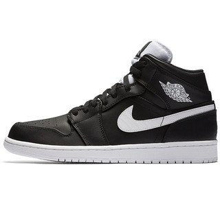 AIR JORDAN 正代系列 Air Jordan 1 Mid 男子篮球鞋 554724-038 黑色 44