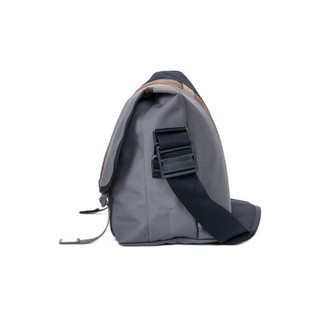 TIMBUK2 天霸 男女款帆布邮差包 TKB1974-2-6370 蓝黑色/棕色/灰色 S