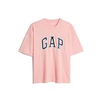 Gap 盖璞 徽标logo系列 男女款圆领短袖T恤 000688537