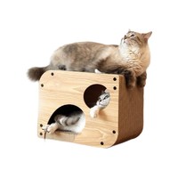 PLUS会员：FUWAN 福丸 立式猫窝树洞型猫抓板