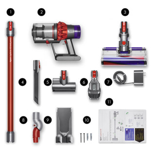 dyson 戴森 V10 Fluffy Extra 手持式吸尘器 红色