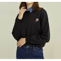 GIORDANO 佐丹奴 女士圆领卫衣 90391764