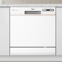 Midea 美的 AQ80 台嵌两用洗碗机 10套 极地白