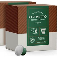 amazon 亚马逊 Nespresso 兼容咖啡胶囊 Ristretto风味 50粒*2盒