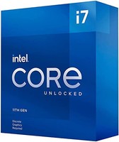 intel 英特尔 Core i7-11700KF 台式机处理器 8 核高达 5.0 GHz 解锁