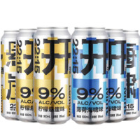 直播专享：TenFifteen 十点一刻 开 无糖气泡酒 柠檬悬崖味 500ml*6瓶（有赠品）