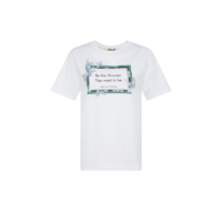 直播专享：Diane Von Furstenberg 女士纯棉短袖T恤 DVFBS4P002BRDSB