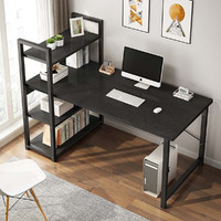 Naijia 耐家 清仓电脑桌简易台式家用办公桌带书架学习写字桌子