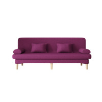 ZISIZ 致仕 两用折叠沙发床 紫色 1.2m 无腰枕