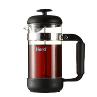 Hero 咖啡家居 黑骑士法压壶不锈钢咖啡壶家用咖啡机冲茶器 咖啡过滤网过滤杯