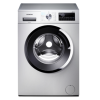 SIEMENS 西门子 iQ300系列 XQG80-WM10N2C80W 滚筒洗衣机 8kg 钻石银