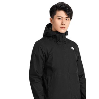 THE NORTH FACE 北面 男子三合一冲锋衣 NF0A5AXU-TY1 黑色 S