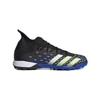 adidas 阿迪达斯 Predator Freak.3 TF 男子足球鞋 FY0623 黑色/皇家蓝/白色/荧光黄 44.5