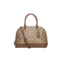 COACH 蔻驰 女士手提贝壳包 F27583 IME74 卡其棕 中号