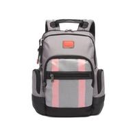 TUMI 途明 Alpha Bravo系列 男士尼龙双肩包 0232307GBR 灰色/亮红色 中号