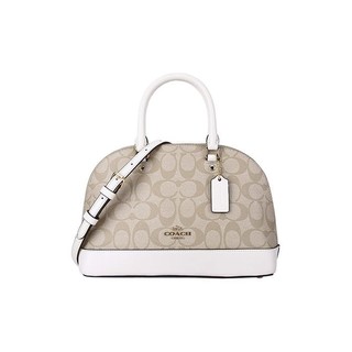 COACH 蔻驰 女士手提贝壳包 F27583 IMDQC 卡其白色 中号