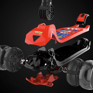 超级飞侠 sw-668-1 儿童滑板车 PLUS版 乐迪红