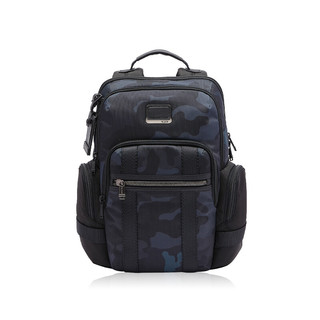 TUMI 途明 Alpha Bravo系列 男士尼龙双肩包 0232307NVYCM 迷彩蓝 中号