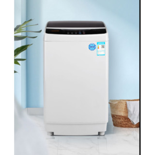 AUX 奥克斯 8.2KG公斤全自动家用波轮洗衣机大容量热烘干一体 80智能风干+蓝光