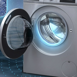 SIEMENS 西门子 速净系列 XQG90-WM12P2689W 滚筒洗衣机 9kg 银色