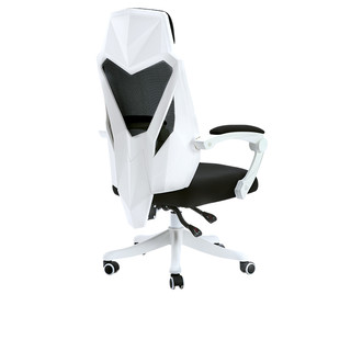 HBADA 黑白调 敏锐系列 人体工学电脑椅 白色 尼龙脚款 轻享版