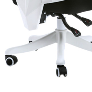 HBADA 黑白调 敏锐系列 人体工学电脑椅 白色 尼龙脚款 轻享版