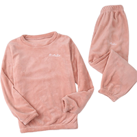 Madallo 莫代尔 女士珊瑚绒家居服套装 JDM-WH218014 初恋小粉